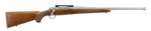 Ruger Hawkeye Hunter .204 Ruger 24-inch satin stainless threaded barrel with walnut stock