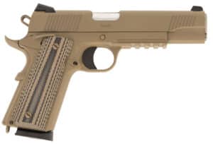 TISAS 1911 Duty B45RDG .45 ACP 5 inch barrel FDE Cerakote Novak G10 grips