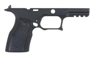 Sharps Bros grip module for Springfield Echelon Compact in black, machined 7075-T6 aluminum