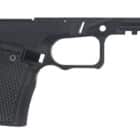 Sharps Bros Ruger RXM black grip module with wood grip panels