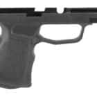 Strike Industries Enhanced Grip Module for SIG P365 in black showing textured grip and flared magwell