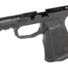 Strike Industries Enhanced Grip Module for SIG P365 in black showing textured grip and flared magwell