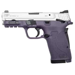 Smith & Wesson M&P380 EZ M2.0 pistol satin aluminum slide purple frame 3.675 in barrel