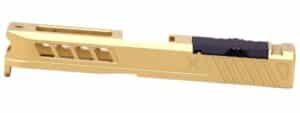 TRUE PRECISION RUGER RXM SLIDE - W/RMR CUT GOLD TIN