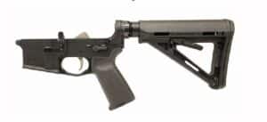 DPMS AR-15 MOE complete lower with Panther polished trigger, MOE stock and grip