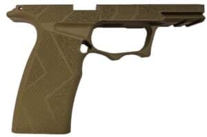 Shark Coast Tactical SCC KOMODO FDE pistol grip on white background