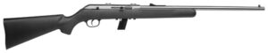 Savage 64 FSS .22 LR semi-auto rifle stainless finish polymer stock adjustable rear sight 10-round magazine
