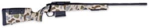 Weatherby 307 HUSH 7mm Remington Magnum 24 inch fluted threaded barrel rifle with Hush Tundra camo stock