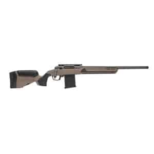 Savage 110 Core Tactical 6.5 Creedmoor 24-inch Coyote Tan synthetic stock rifle side view