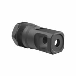 Breek Arms BRK4430 Plan B Echo single-port muzzle brake in nitride finish for .223/5.56