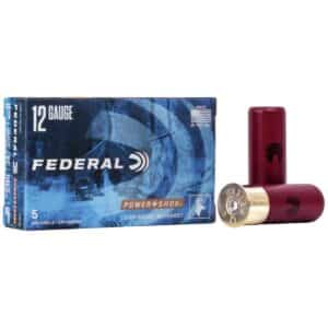 Federal Power-Shok Low Recoil Shotshells 12 ga 2-3/4" 9plts 1140 fps #00 5/ct