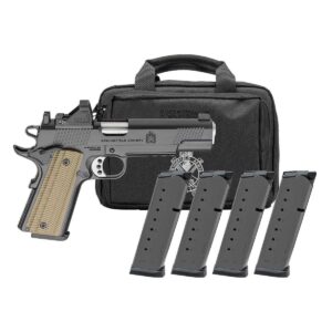 Springfield Armory 1911 Operator AOS .45 ACP 5-inch pistol with Viridian RFX11 optic and G10 grips