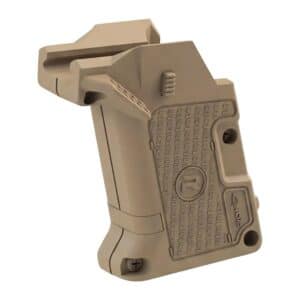 Nano Roni grip and magazine holder FDE for Glock 17 19 19C 22 23 31 32 45