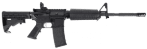 DPMS DR-15 M4 223REM AR-style rifle with A2 front post and Magpul rear sight