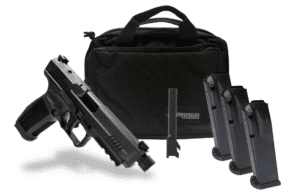 Canik METE SFT TAC bundle with 4.5 inch and 5 inch threaded barrels and three 18-round magazines