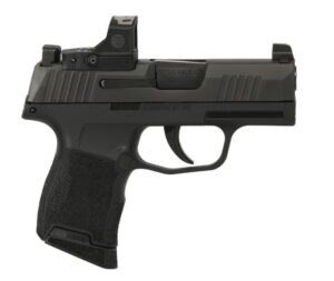 SIG Sauer P365 3.1in 9mm with ROMEO-RS Compact and night sights, black polymer frame
