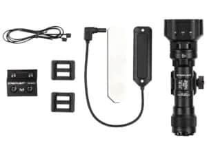 Streamlight ProTac Rail Mount VIR Pro weapon light — 1100 lumen, IR, USB rechargeable, black, MPN 88139