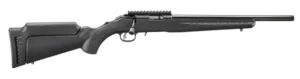 RUGER AMERICAN RIMFIRE 22WMR BOLT RIFLE 16.1"T.B. BLACK SYNTHETIC 1-9RD MAG