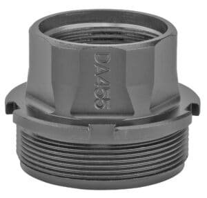 Dead Air DA455 Xeno Adapter  4140 Steel Black Nitride