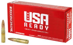 Winchester Ammo WBR68115   6.8mmRemSPC 115gr Full Metal Jacket 100 Per Box/10 Case