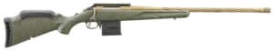 Ruger 46936 American II Predator Full Size 350 Legend 5+1 22" Burnt Bronze Cerakote Spiral Fluted Threaded Barrel & Alloy Steel Receiver w/Picatinny Rail, Green Splatter Adj LOP Synthetic Stock