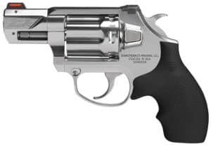 Diamondback DB0700P701 SDR  Small 9mm Luger +P 6 Shot 2" Polished Stainless Steel Barrel & Frame, Stainless Steel Cylinder, Black Hogue Rubber Grip, Exposed Hammer