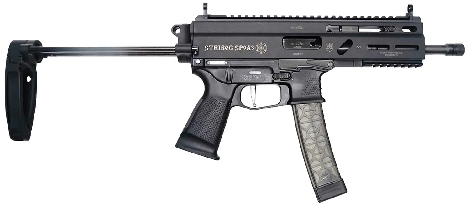Grand Power Stribog SP9A3 | 9mm | 8" Threaded | 30+1