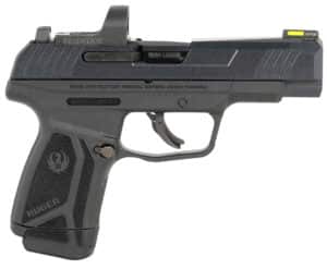 Ruger 3521 Max-9 Long RD 9mm Luger 12+1 4" Black Alloy Steel Optic Ready/Serrated Slide, Black Polymer Frame