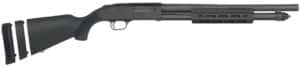 Mossberg 50799 590A1  12 Gauge Pump 3" 6+1 18.50" Black Parkerized Heavy Walled Barrel, M-LOK Forend, Black Parkerized Steel Drilled & Tapped Receiver, Fixed Black Synthetic Stock, Cylinder Bore Choke