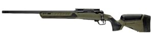Savage Arms 32653 110 Core Predator Full Size 300 AAC Blackout 10+1 16.50" Medium Heavy Fluted Barrel, Arca Rail Forend, Hunter Green AccuStock w/AccuFit V2 Synthetic Stock, Left Hand
