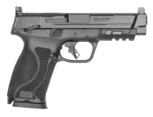 Smith & Wesson 14505 M&P M2.0 Full Size 10mm Auto 10+1 4.60" Black Armornite Stainless Steel Barrel & Optic Cut/Serrated Slide, Black Polymer Frame w/Picatinny Rail, Interchangeable Palmswell Grip