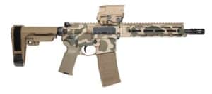 Cnc Firearms CNCDDDCV7P Daniel Defense V7 5.56 NATO Picatinny Rail Receiver, M-LOK Handguard, Tan Vortex AMG UH-1 Red Dot, Ambidextrous