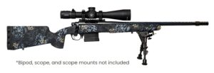 Horizon Firearms HRF-VNP-7PRC-24R Vandal Prime 7mm PRC 24" Black Chrome Spiral Fluted Threaded Barrel, Black Chrome Steel Receiver w/Picatinny Rail, Arca Rail Forend, Textured Iota EKO Carbon Fiber St