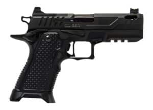 Oa Defense  2311 Pro Elite Compact Frame 9mm Luger 21+1 4.25" Ported Barrel, DLC Black Steel Optic Ready/Serrated Slide, Black Aluminum Frame w/Picatinny Rail, Black Aluminum Grip, Ambidextrous