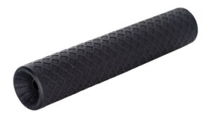 Off Grid Suppressors Scorpius-BLK titanium suppressor for .22 LR and 5.7x28, black Cerakote, 1 inch diameter