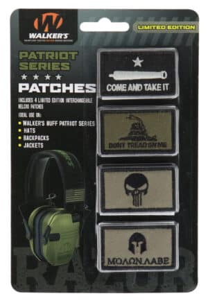 Walkers GXPPATKIT Patriot Muff Patch Kit Come & Take It Version Velcro