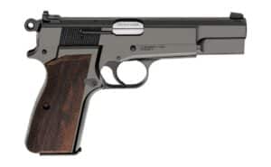 SPRINGFIELD ARMORY SA-35 9MM 5IN BARREL 15RD POLISHED BLUED STEEL W/WHITE DOT P9202