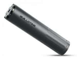 BOSS GUILLOTINE  - 1/2-28 - VENTED END CAP 5.56 DEDICATED DUTY RATED SILENCER STAINLESS NITRIDED CORE VENTED END CAP GAS BLOWBACK ACTION (TRADITIONAL AR-15 AND SIMILAR) GU-15060-556-SS-12-VE-BLK
