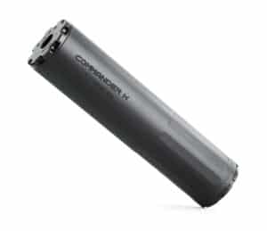 BOSS COMMANDER K - 1/2X28  9MM COMPACT LENGTH HIGH FLOW SILENCER TITANIUM CORE TUNED FOR SUBSONIC LOADS CMK-1560-9MM-TI-12-SE-BLK