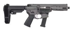 LWRC IC-9 9MM 5.7IN BARREL 33RD TUNGSTEN GREY PISTOL WITH SBA3 BRACE ICP9TG5KSBA3