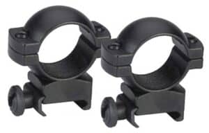 TRADITIONS RINGS 1" WEAVER - HIGH MATTE BLACK