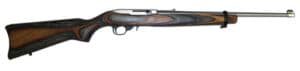 RUGER 10/22 CAR 22LR SS/BLK/BRN LAM#