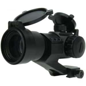 TacFire Red/Green Dot Sight 1x30 Dual Illum. Black with Cantilever Mount