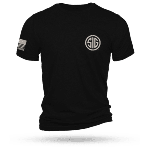 Nine Line Sig Sauer Logo Short Sleeve Shirt Black L