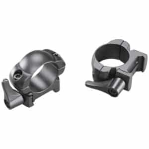 Weaver Grand Slam Leaver-Lok Top Mount Steel Scope Rings 1" Medium Matte
