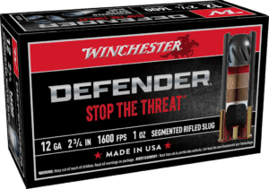 WINCHESTER DEFENDER 12G 2 3/4" 1OZ SLUG 10RD BX 100RD CASE