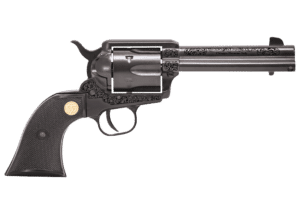 CHIAPPA 1873 REVOLVER SAA 22LR PISTOL BLACK 4.75" ENGRAVED FRAME