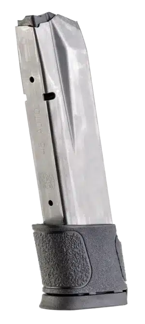 S&W M&P45 MAGAZINE 45 ACP, 14 RD BLK BS PLATE