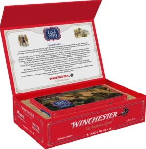WINCHESTER USA 45ACP 230GR FMJ 250TH ANNIVERSARY 50RD/BX 6BX/CS