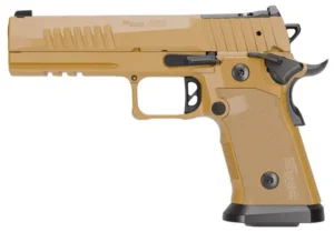 Sig Sauer P211-GT5 coyote 9mm 5-inch pistol with G10 grip panels